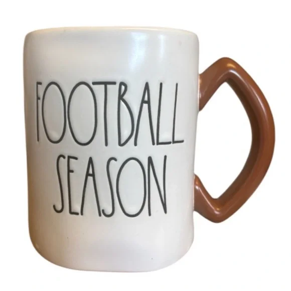 Two Rae Dunn Football Season Ceramic Mugs - Picture 6 of 6